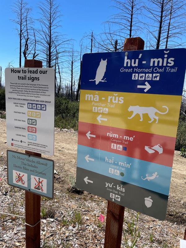 how to read your trail signs