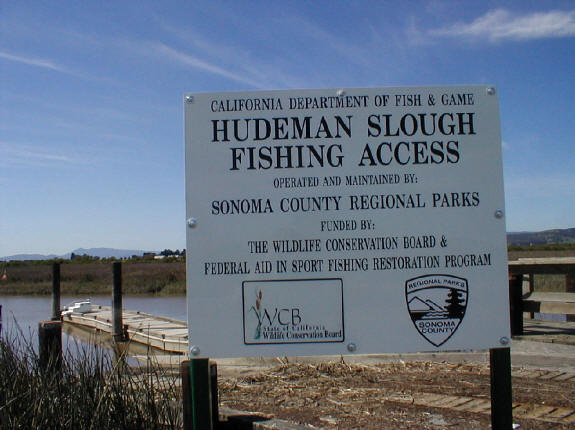 sign at Hudeman Slough - link opens image in new tab